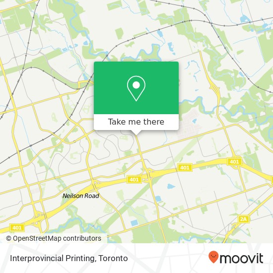 Interprovincial Printing map