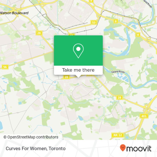 Curves For Women map