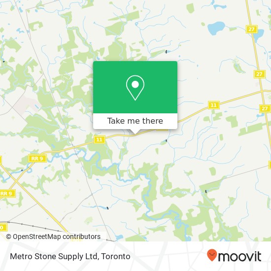 Metro Stone Supply Ltd map