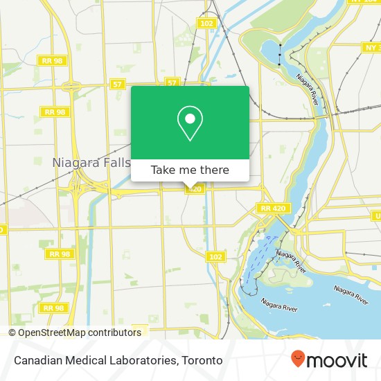 Canadian Medical Laboratories map