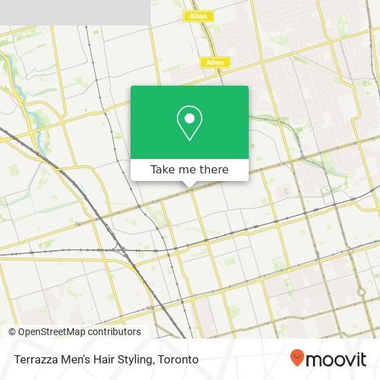 Terrazza Men's Hair Styling map