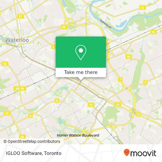 IGLOO Software map