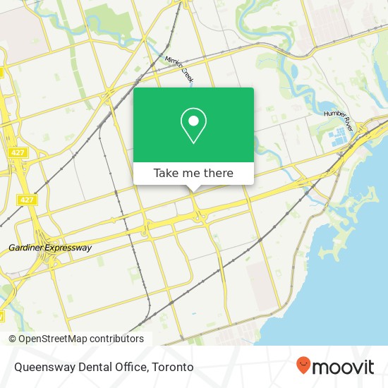 Queensway Dental Office map