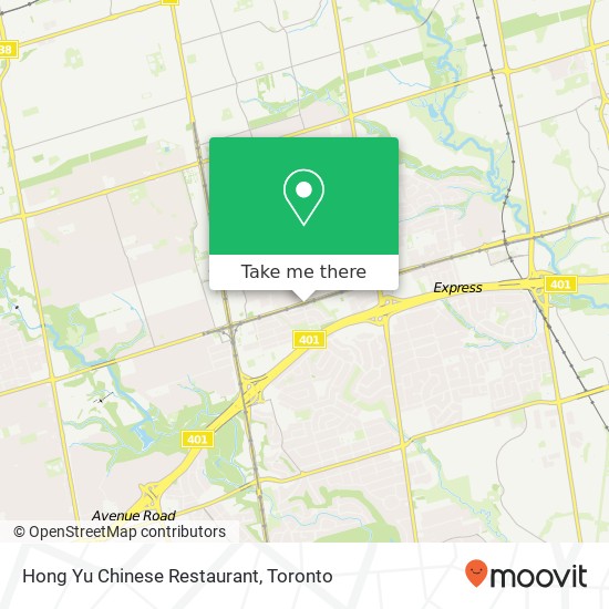 Hong Yu Chinese Restaurant map