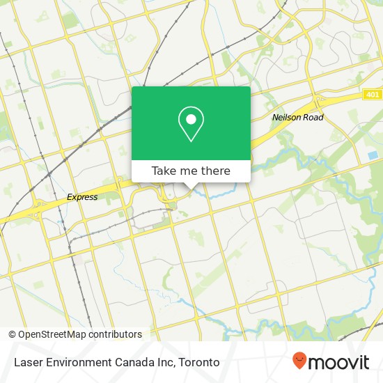 Laser Environment Canada Inc map
