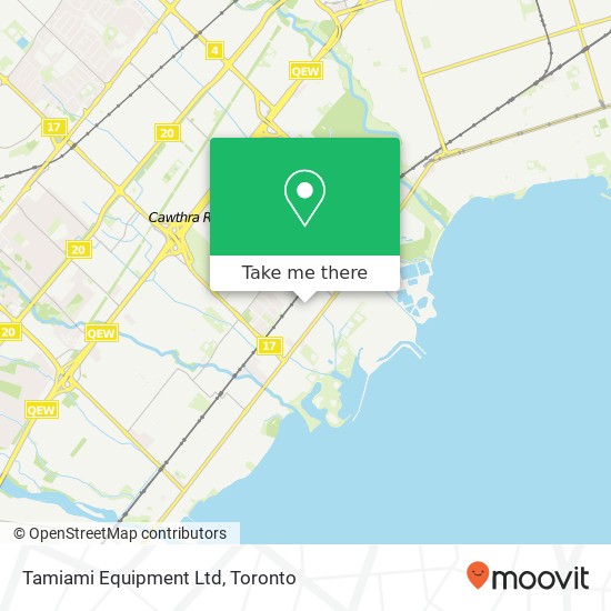 Tamiami Equipment Ltd map