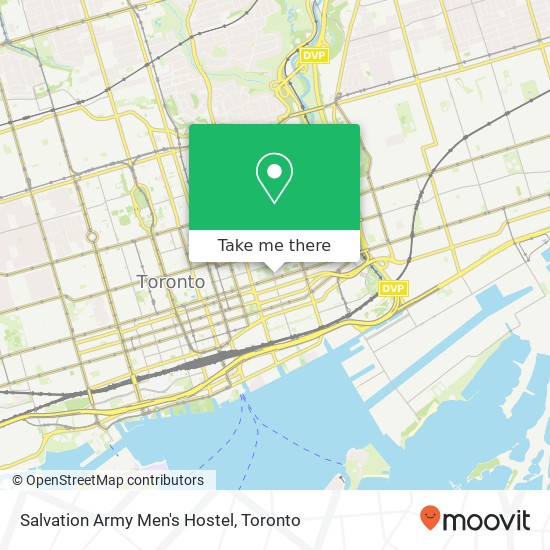 Salvation Army Men's Hostel map