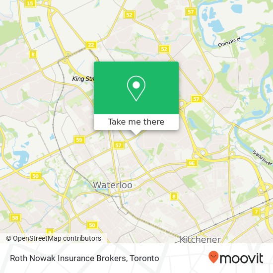 Roth Nowak Insurance Brokers map