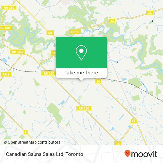 Canadian Sauna Sales Ltd map