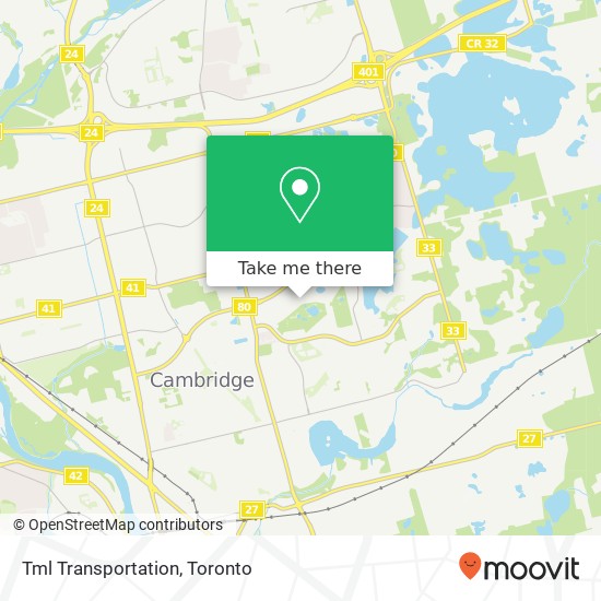 Tml Transportation map