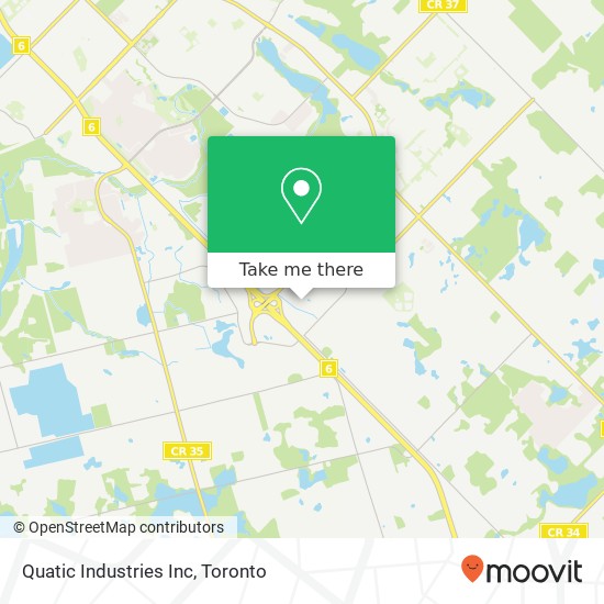 Quatic Industries Inc map