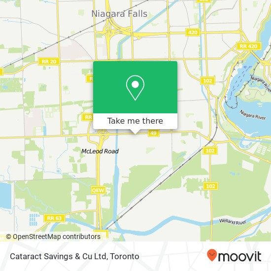 Cataract Savings & Cu Ltd map