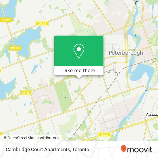 Cambridge Court Apartments map