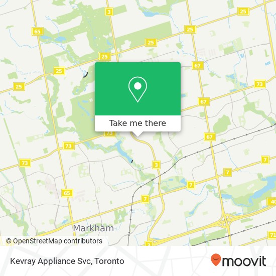 Kevray Appliance Svc map