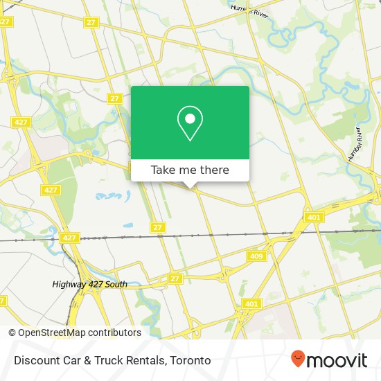 Discount Car & Truck Rentals map