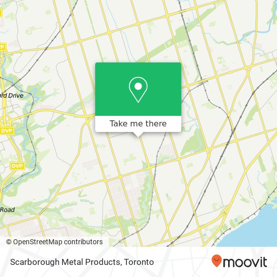 Scarborough Metal Products map