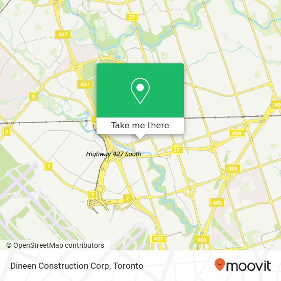 Dineen Construction Corp map
