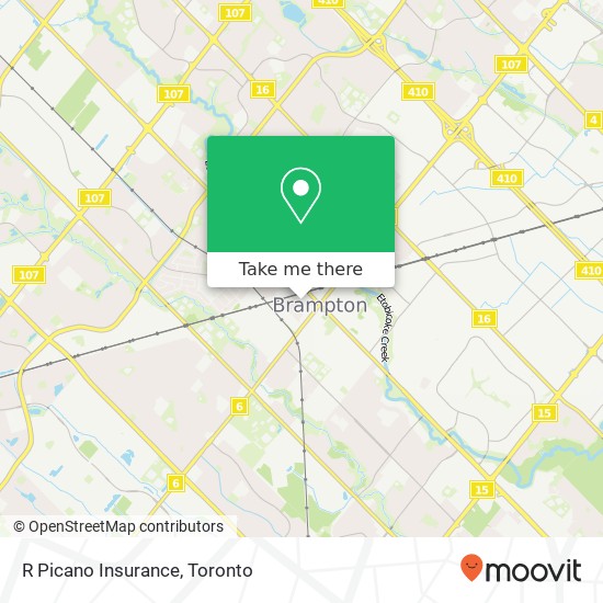 R Picano Insurance map