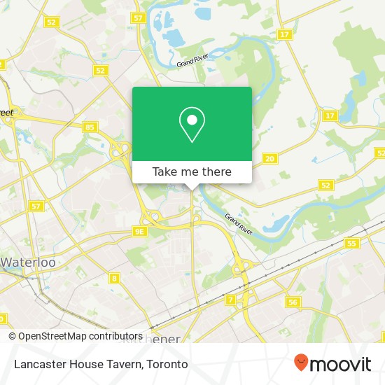 Lancaster House Tavern map