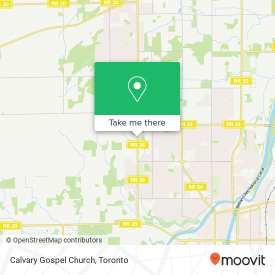 Calvary Gospel Church map