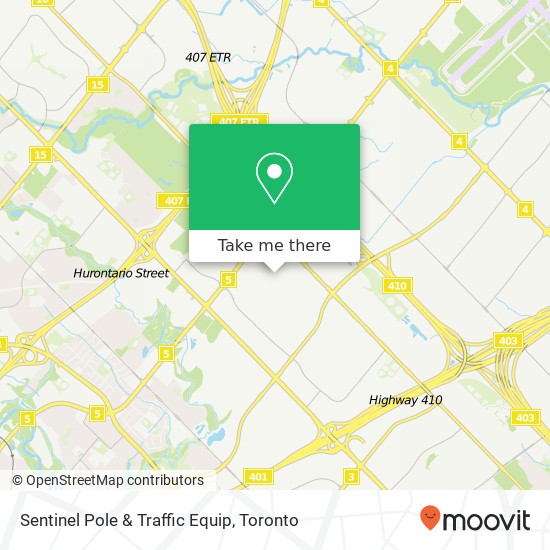 Sentinel Pole & Traffic Equip map