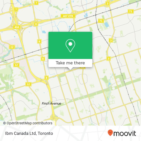 Ibm Canada Ltd map