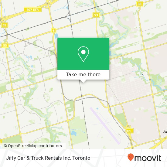 Jiffy Car & Truck Rentals Inc map
