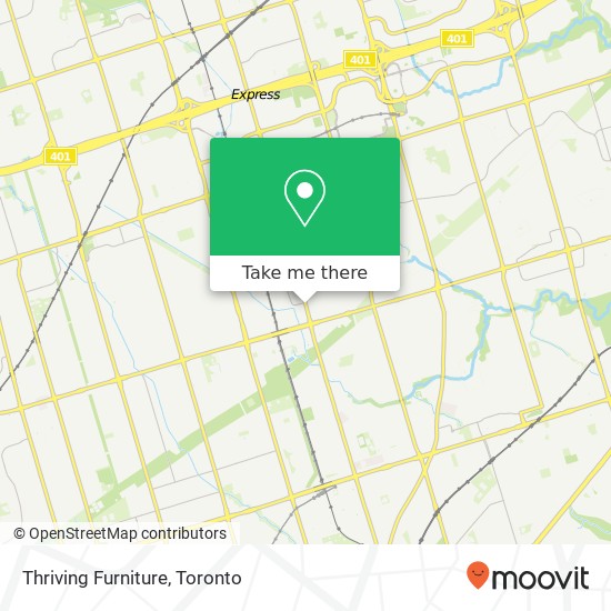 Thriving Furniture map