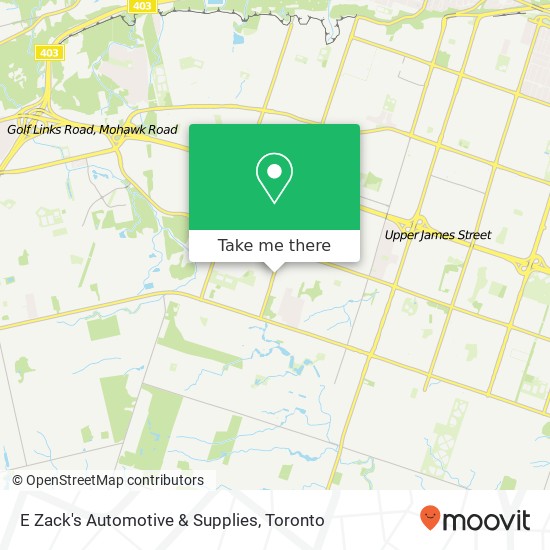 E Zack's Automotive & Supplies map