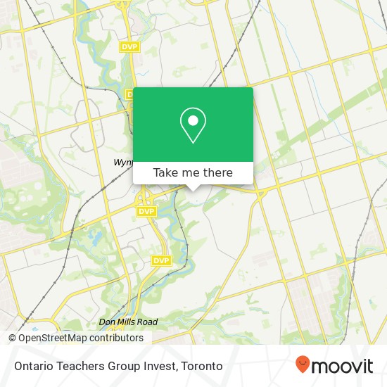 Ontario Teachers Group Invest map