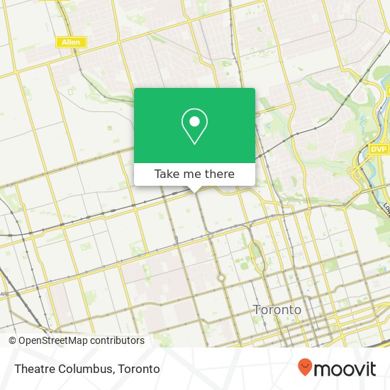 Theatre Columbus map