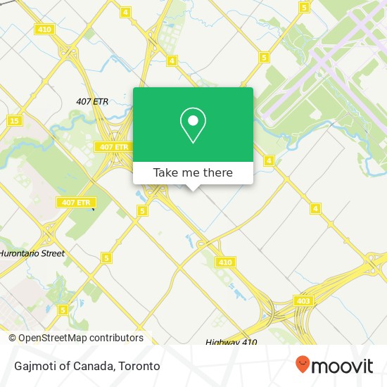 Gajmoti of Canada map