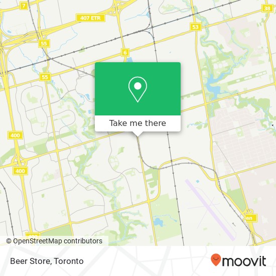 Beer Store map