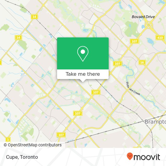 Cupe map
