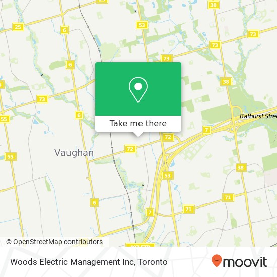 Woods Electric Management Inc map