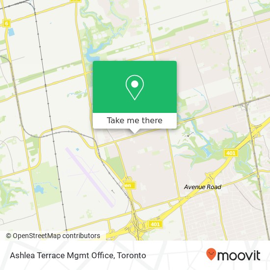 Ashlea Terrace Mgmt Office map