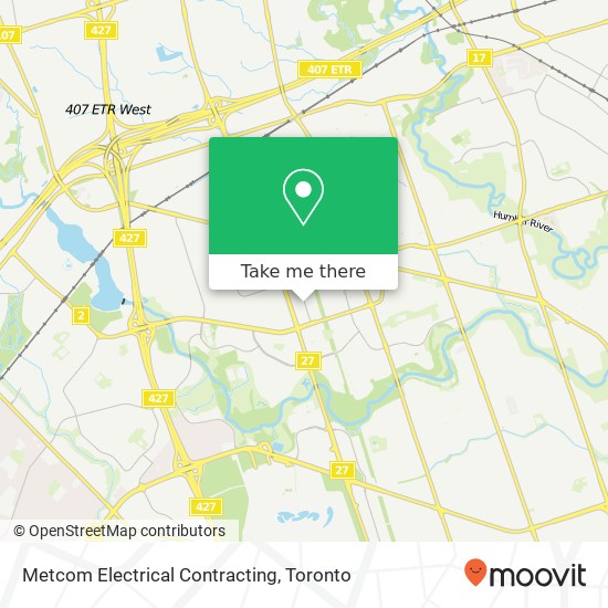 Metcom Electrical Contracting map