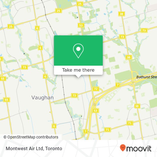 Montwest Air Ltd map