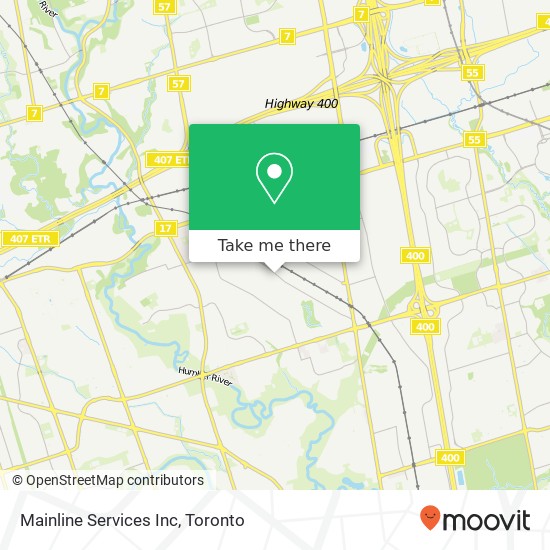 Mainline Services Inc map