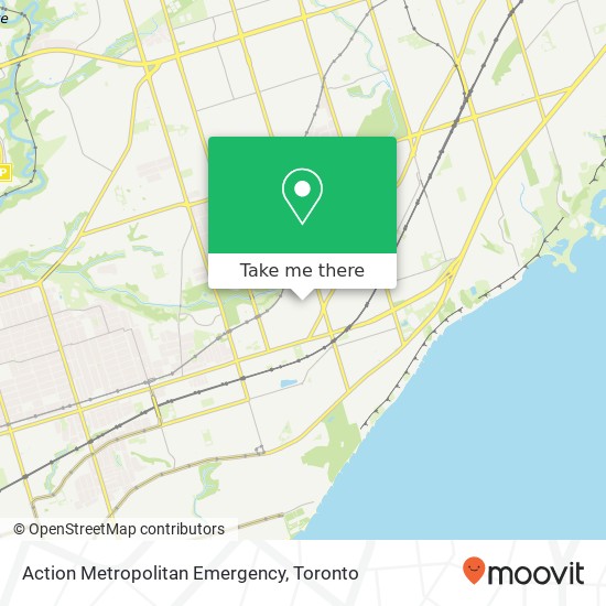 Action Metropolitan Emergency map