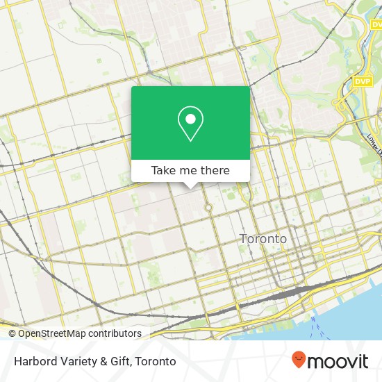 Harbord Variety & Gift map