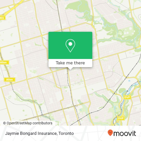 Jaymie Bongard Insurance map