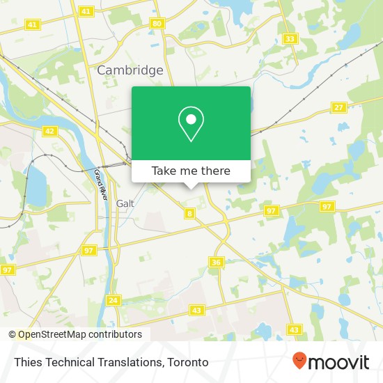 Thies Technical Translations map