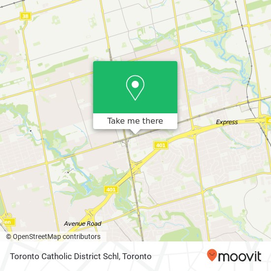 Toronto Catholic District Schl map