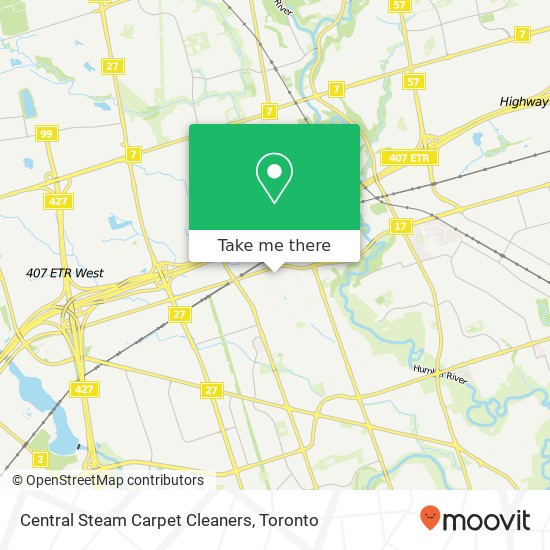 Central Steam Carpet Cleaners map