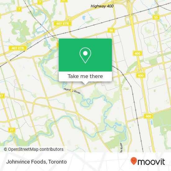 Johnvince Foods map