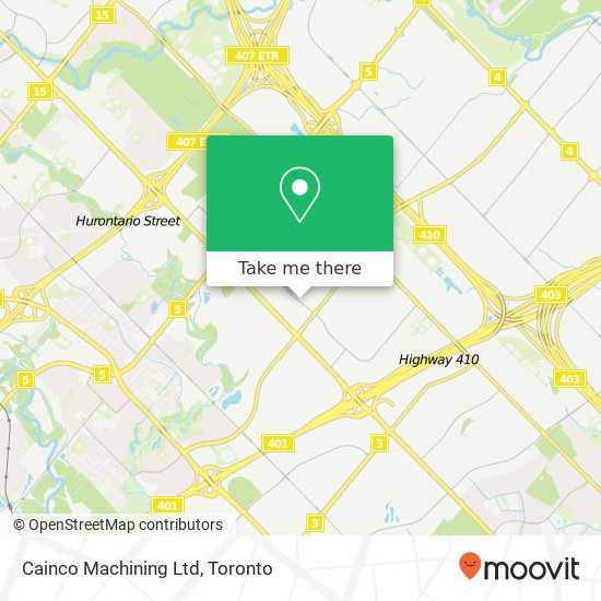 Cainco Machining Ltd map