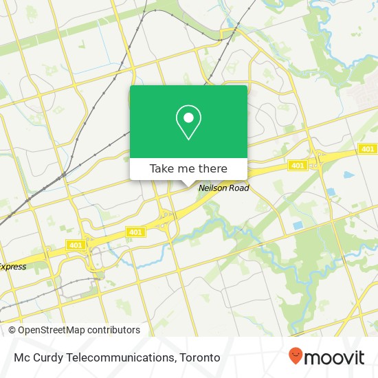 Mc Curdy Telecommunications map