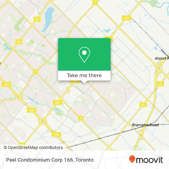 Peel Condominium Corp 166 map