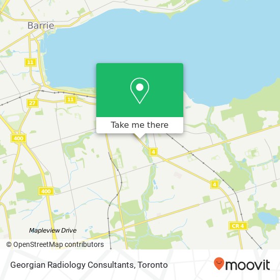 Georgian Radiology Consultants map